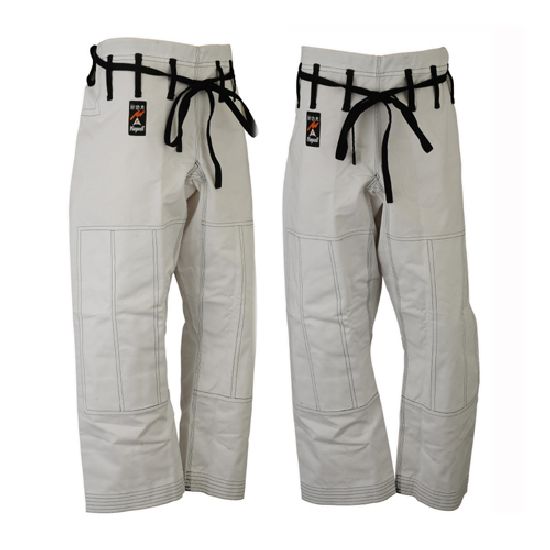 Elite Jiu Jitsu Trousers - White - Click Image to Close